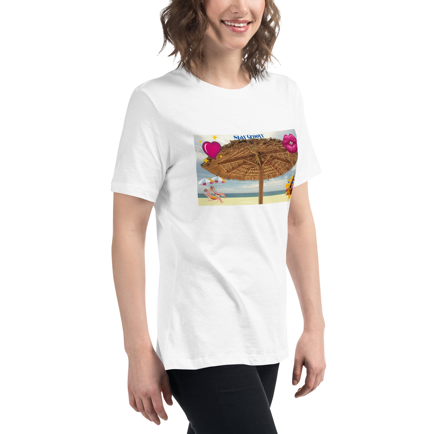 Love Joy Stay Groovy Women's Relaxed T-Shirt