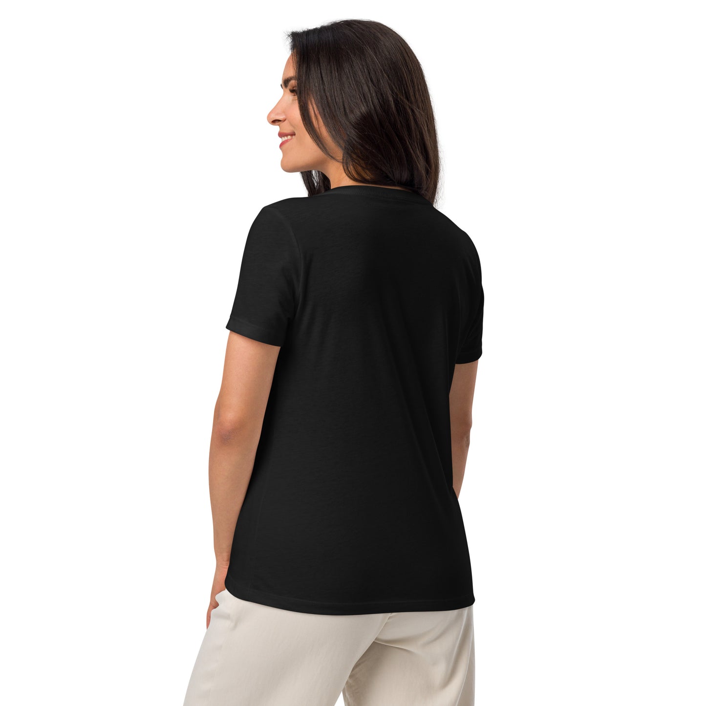 Love Joy Women’s Xmas Mood Relaxed V-Neck T-Shirt