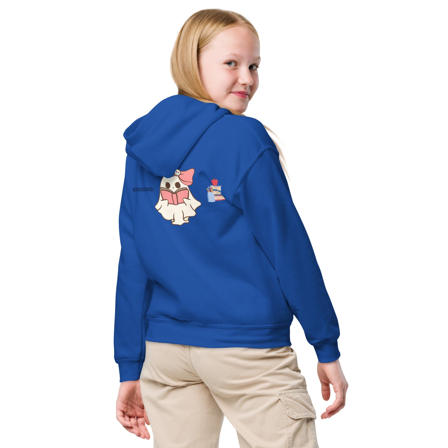 Love Joy Bestseller BOOOOOOKS Youth Heavy Blend Hoodie