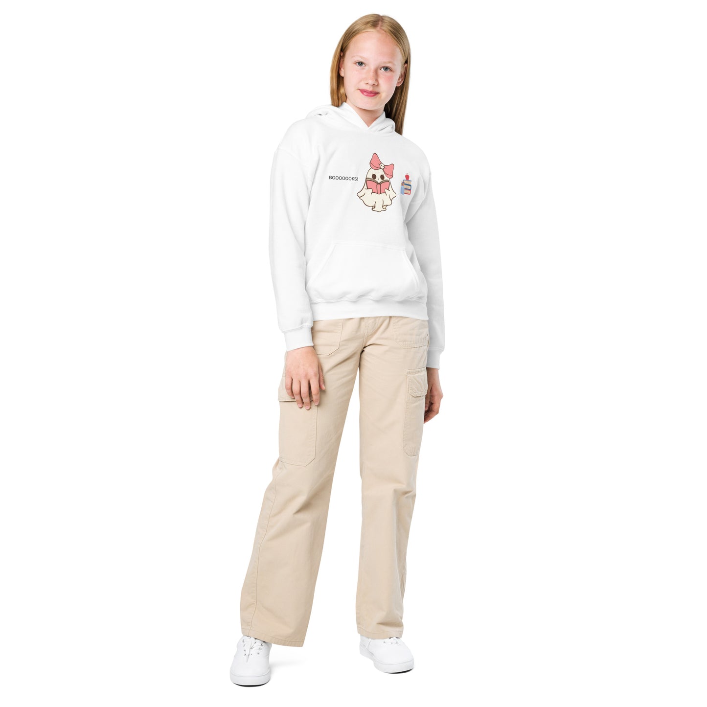 Love Joy Bestseller BOOOOOOKS Youth Heavy Blend Hoodie