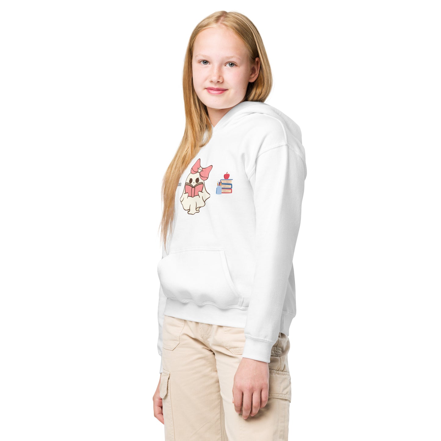Love Joy Bestseller BOOOOOOKS Youth Heavy Blend Hoodie
