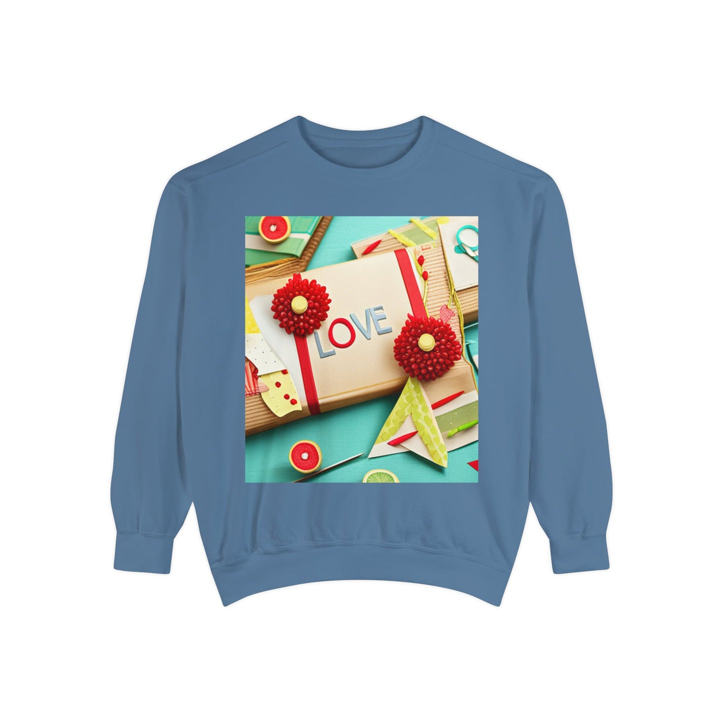 Love Joy Unisex Garment-Dyed Sweatshirt