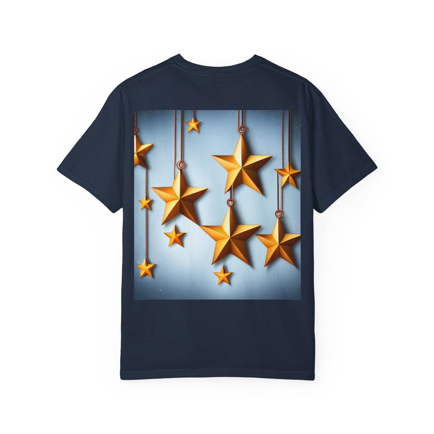 Best Seller Beautiful Golden Stars Unisex Garment-Dyed T-shirt