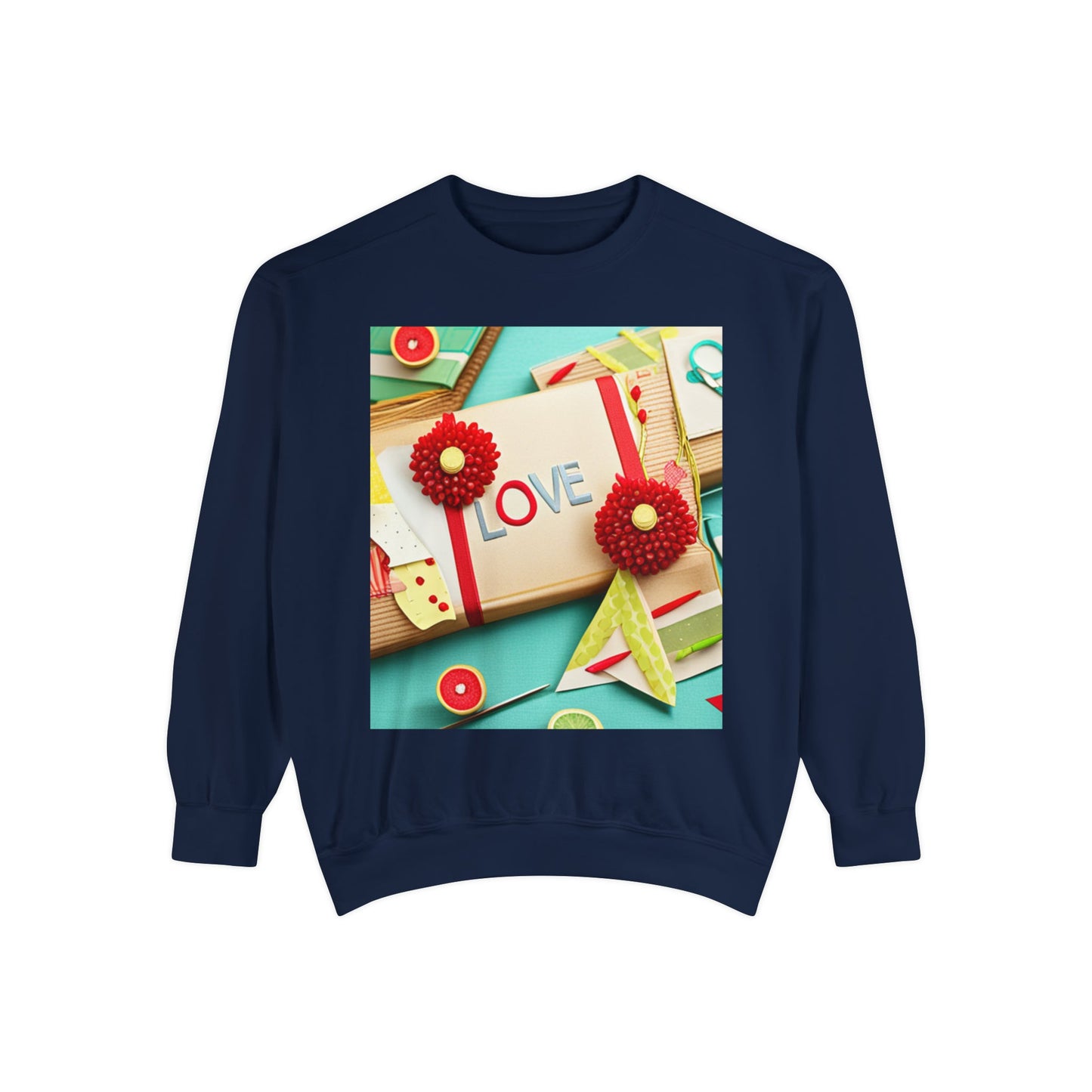 Love Joy Unisex Garment-Dyed Sweatshirt