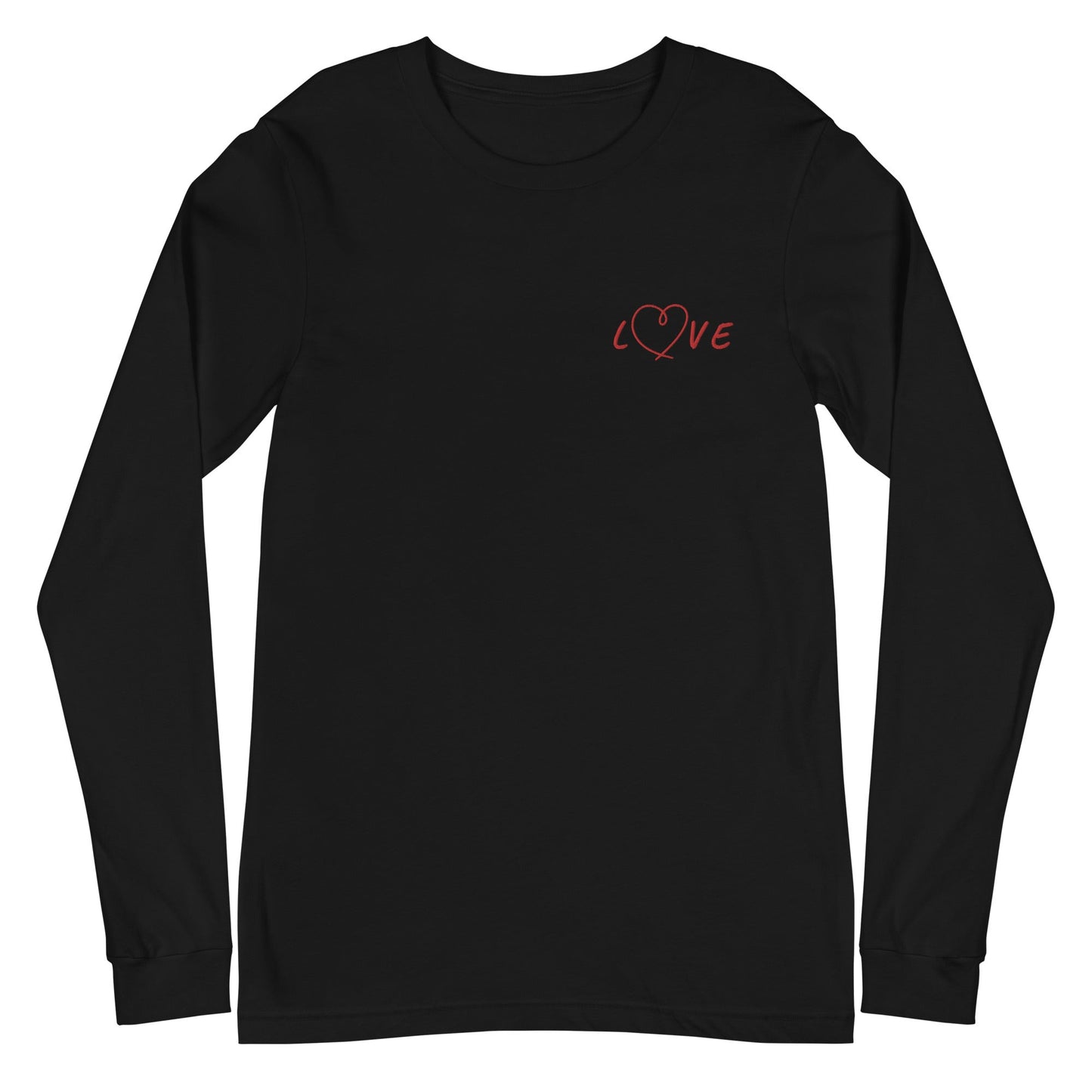 Love Joy Embroidered Unisex Long Sleeve Tee