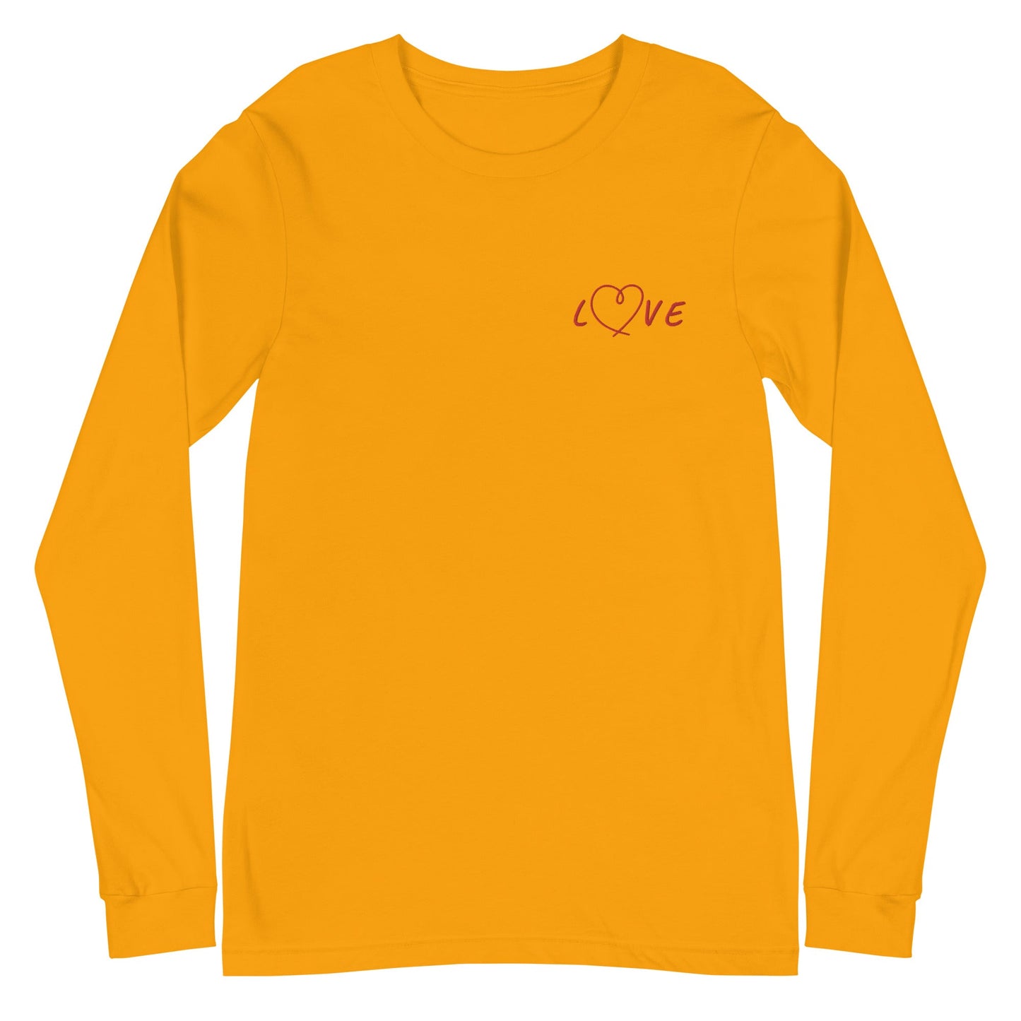 Love Joy Embroidered Unisex Long Sleeve Tee