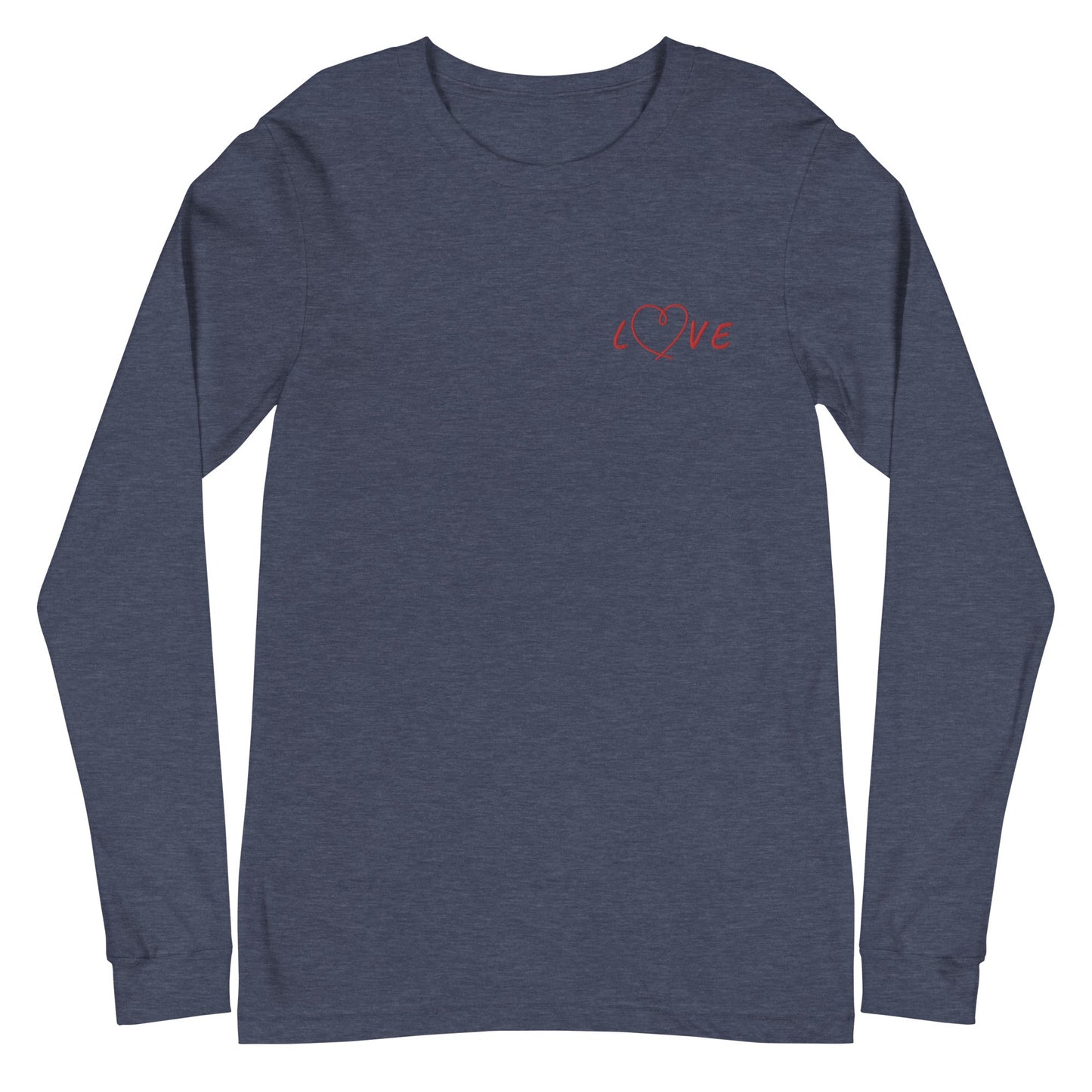 Love Joy Embroidered Unisex Long Sleeve Tee