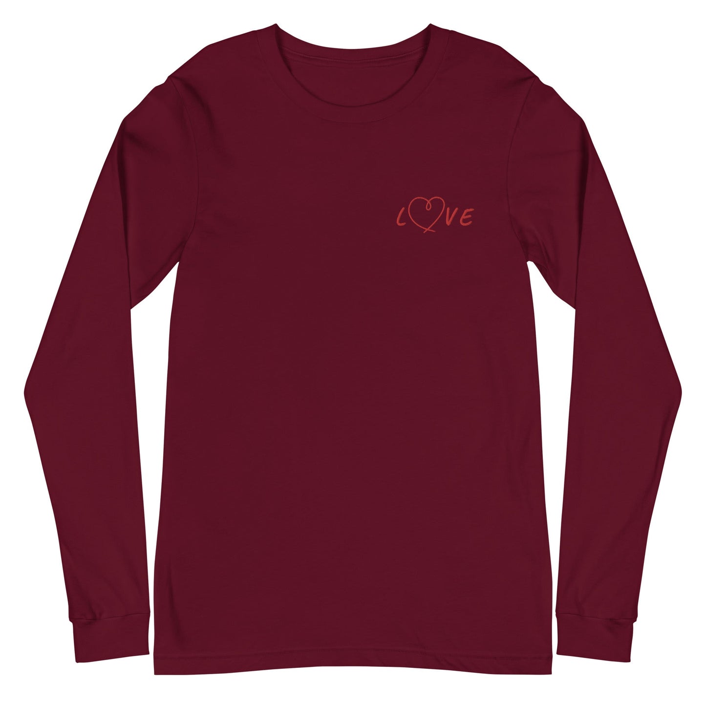 Love Joy Embroidered Unisex Long Sleeve Tee