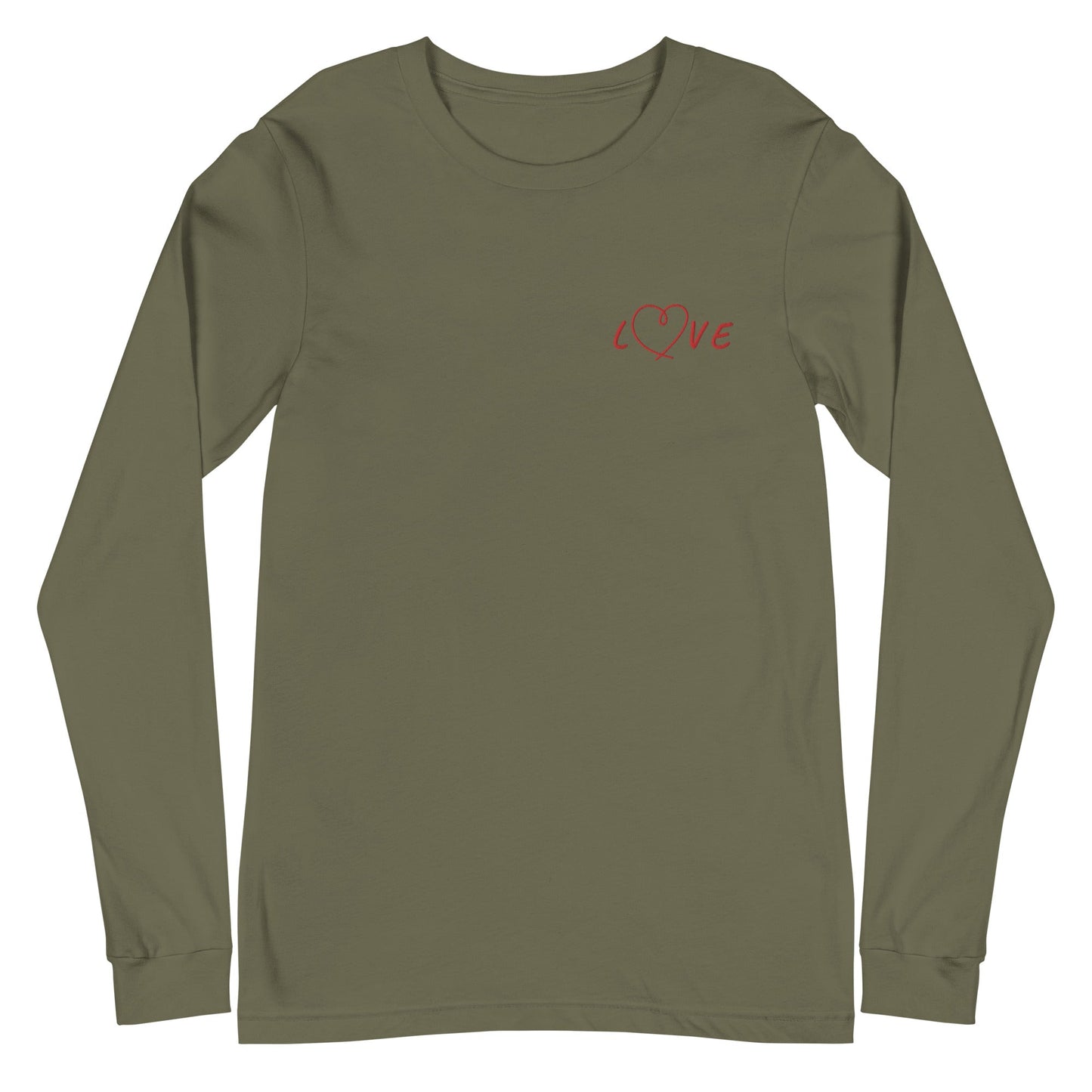 Love Joy Embroidered Unisex Long Sleeve Tee