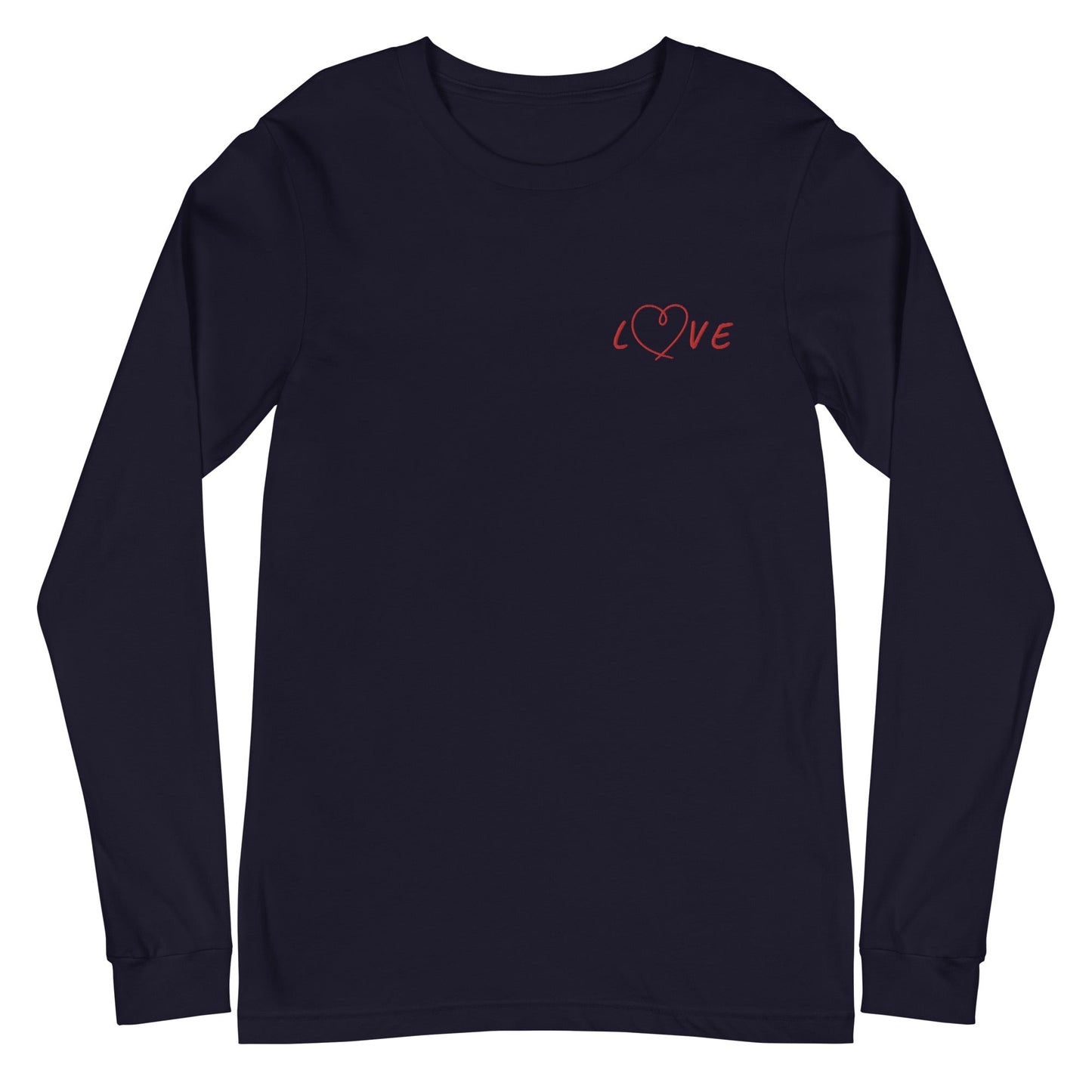 Love Joy Embroidered Unisex Long Sleeve Tee