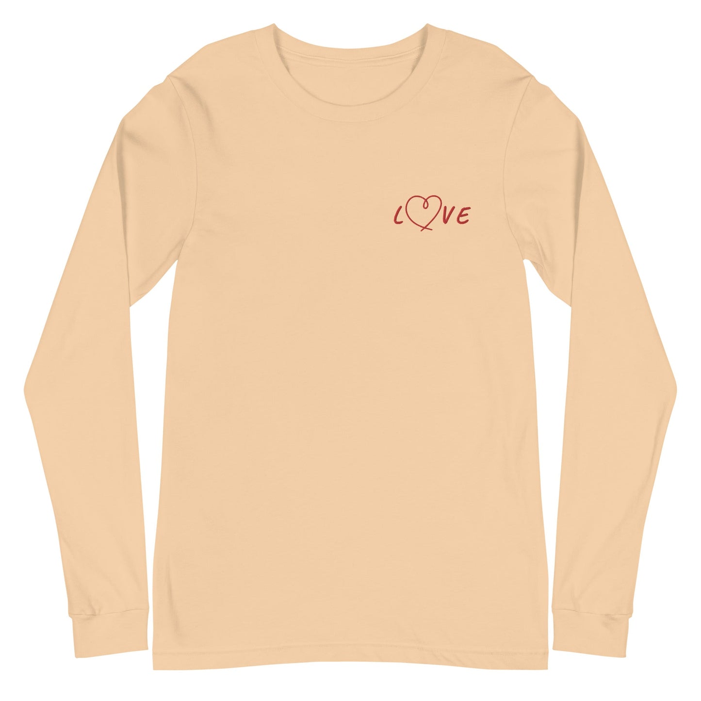 Love Joy Embroidered Unisex Long Sleeve Tee